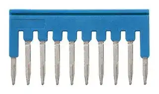 XW5S-P1.5-10BL: Accessory, Blue, Omron XW5G-P1.5 & XW5T-P1.5 Series Terminal Blocks, Short Bar