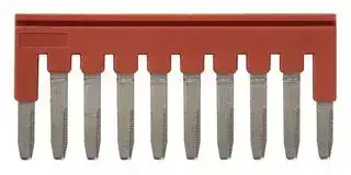 XW5S-P2.5-10RD: Accessory, Red, Omron XW5G-P2.5 & XW5T-P2.5 Series Terminal Blocks, Short Bar
