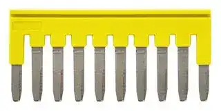 XW5S-P2.5-10YL: Accessory, Yellow, Omron XW5G-P2.5 & XW5T-P2.5 Series Terminal Blocks, Short Bar