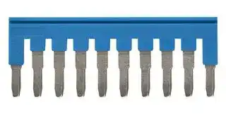 XW5S-P4.0-10BL: Accessory, Blue, Omron XW5G-P4.0 & XW5T-P4.0 Series Terminal Blocks, Short Bar