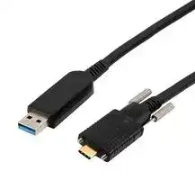 AOC-U30AMCM-C1S-005: USB Cable, Type A Plug to Type C Plug, 5 m, 16.4 ft, USB 3.0, Black