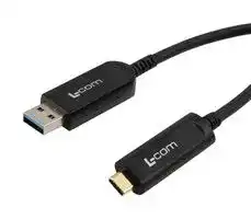 AOC-U30AMCM-V0S-015: USB Cable, Type A Plug to Type C Plug, 15 m, 49.2 ft, USB 3.0, Black