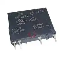 AQG22212: Solid State Relay, 2 A, 264 VAC, Through Hole, Solder, Random Turn On