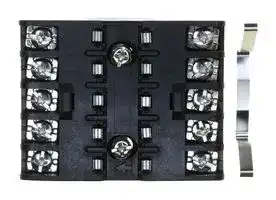 SP2-SF: Relay Socket, DIN Rail, Screw, 15 A, 250 VAC, SP Series