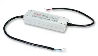 PLN-30-24: LED Driver, Active PFC, 30 W, 24 VDC, 1.25 A, Constant Current, 90 V