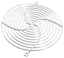 G172-10LN: Fan Finger Guard, Steel - Wire Form, 172mm Axial Fans, 162 mm, Bright Nickel Chrome, G172 Series