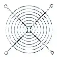 G180-11: Fan Finger Guard, Steel - Wire Form, 180mm Axial Fans, 152.2 mm, Bright Nickel Chrome