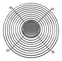 G254-10P: Fan Finger Guard, Steel - Wire Form, 254mm Axial Fans, 174 mm, Bright Nickel Chrome, G254 Series