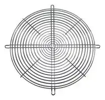 G280: Fan Finger Guard, Steel - Wire Form, 280mm Axial Fans, 269.7 mm, Bright Nickel Chrome