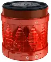 XVUC24: Beacon, Harmony XVU, Red, Steady, 2W, 24VDC 24VAC, IP65, 60mm Dia., 50mm Ext. Depth