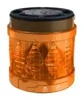XVUC25: Beacon, Harmony XVU, Orange, Steady, 2W, 24VDC 24VAC, IP65, 60mm Dia., 50mm Ext. Depth