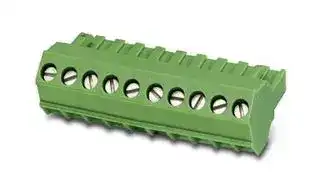 1702139: Pluggable Terminal Block, 45°, 5 mm, 6 Ways, 2.5 mm², Screw