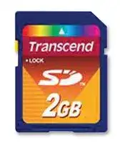 TS2GSDC: Flash Memory Card, SD Card, 2 GB