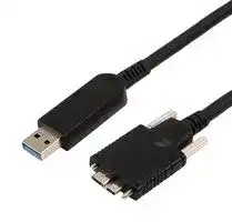 AOC-U30AMIM-C1S-010: USB Cable, Type A Plug to Micro Type B Plug, 10 m, 32.8 ft, USB 3.0, Black