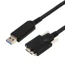 AOC-U30AMIM-C1S-020: USB Cable, Type A Plug to Micro Type B Plug, 20 m, 65.6 ft, USB 3.0, Black