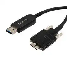AOC-U30AMIM-V0S-005: USB Cable, Type A Plug to Micro Type B Plug, 5 m, 16.4 ft, USB 3.0, Black