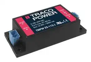 TMPW 25-112-J: AC/DC Enclosed Power Supply (PSU), 100 to 250VDC, ITE & Household, 1 Outputs, 25 W, 12 VDC, 2.083 A