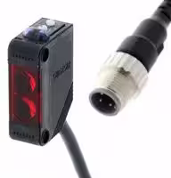 E3Z-R81-M1J 0.3M: Photoelectric Sensor, 4 m, PNP Open Collector, 100 mA Output, 12 VDC to 24 VDC