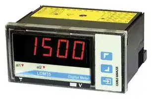 LDM35HHSXH1XXXX: Panel Meter, 3.5 Digit, 14.2mm, AC/DC Current, AC/DC Voltage, 90 to 260V, 92mm x 45mm, LDM35H Series