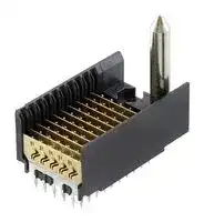 74059-1001: Connector, VHDM 74059, 60 Contacts, Header, Press Fit, 6 Rows