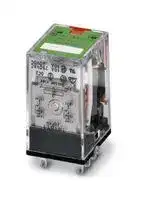 2834054: Power Relay, DPDT, 24 VAC, 10 A, REL-IR/L Series, Socket