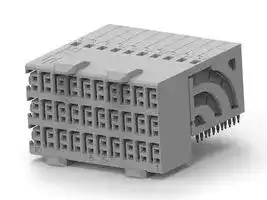 2065883-1: Connector, Z-PACK HM-Zd+, 60 Contacts, 2.5 mm, Receptacle, Press Fit, 6 Rows