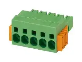 1711708: Pluggable Terminal Block, w/ Click & Lock, 7.62 mm, 2 Ways, 10 mm², Clamp