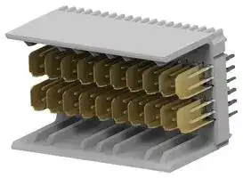 6469025-1: Connector, Z-PACK Series, 40 Contacts, 2 mm, Header, Press Fit, 4 Rows
