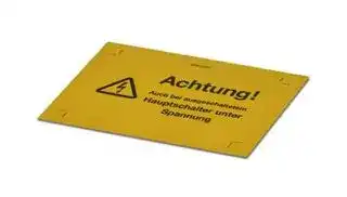 1004500: Terminal Block Marker, Warning Label, Danger Terminal Marking