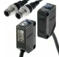 E3Z-T81-M1J 0.3M: Photoelectric Sensor, 15 m, PNP Open Collector, 100 mA Output, 12 VDC to 24 VDC