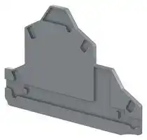 1SNK705960R0000: Accessory, Entrelec ZK2.5-D2, ZK2.5-D2-PE, ZK2.5-D1 & ZK2.5-D1-PE Terminal Blocks, End Section