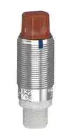 XUB2BKXWM12T: Photoelectric Sensor, Transmitter, 30m, Red LED, Discrete, 4 Pin M12 Connector, Through Beam