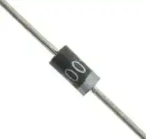 1N4001: Standard Recovery Diode, 50 V, 1 A, Single, 1 V, 30 A