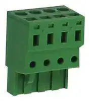 CSTB9208/4: Pluggable Terminal Block, 5.08 mm, 4 Ways, 24 AWG, 14 AWG, 2.5 mm², Clamp