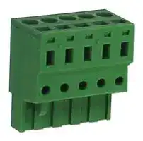 CSTB9208/5: Pluggable Terminal Block, 5.08 mm, 5 Ways, 24 AWG, 14 AWG, 2.5 mm², Clamp