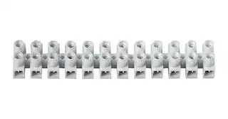 CS15WTPP: Panel Mount Barrier Terminal Block, 2 Row, 12 Ways, 12 mm, 15 A