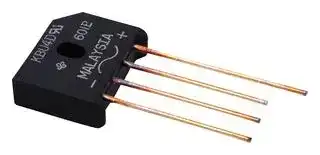 KBU8B-E4/51: Bridge Rectifier, Single Phase, 100 V, 8 A, SIP, 4 Pins, 1 V