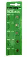 MP001845: Battery, 1.5 V, SR60, Silver Oxide, 15 mAh, Pressure Contact, 5