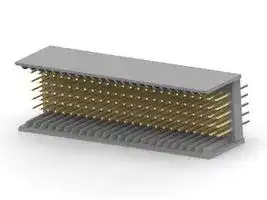 5100141-1: Connector, Z-PACK HM, 125 Contacts, 2 mm, Header, Press Fit, 5 Rows