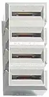 5223995-3: Connector, 6 Contacts, 3 mm, Receptacle, Press Fit, 1 Rows