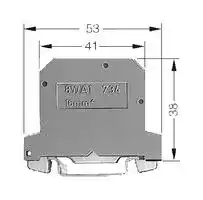 8WA1011-1PK00: Fused Terminal Block, PEN, 16 mm2, Thermoplastic PA6.6, Screw Terminal