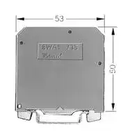 8WA1011-1PM00: Fused Terminal Block, PEN, 35 mm2, Thermoplastic PA6.6, Screw Terminal