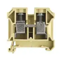 0380660000: DIN RAIL TERMINAL BLOCK, 2POS, 6AWG