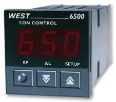 N6500Z21000: PID Controller, 2300 Series, 1/32 DIN, SSR, Relay Outputs, Red Display, 100 to 240 Vac