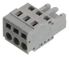 721-103/026-000: TERMINAL BLOCK, PLUGGABLE, 3POS, 12AWG