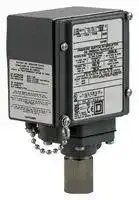 9012GFW1: Pressure Switch, Gauge, 1/4"-18 NPTF, 0 psi, 1000 psi, SPDT-DB, 120 VAC