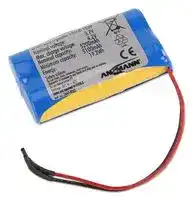 2447-3033: Rechargeable Battery, 3.7 V, Lithium Ion, 5.2 Ah, Wire Leads