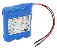 2447-3034: Rechargeable Battery, 3.7 V, Lithium Ion, 7.8 Ah, Wire Leads, 1