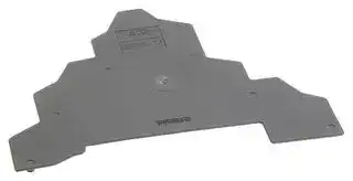 1SNK705961R0000: END SECTION COVER, GREY, TERMINAL BLOCK