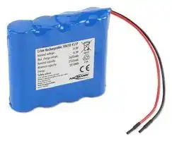 2447-3032: Rechargeable Battery, 14.8 V, Lithium Ion, 2.6 Ah, Wire Leads, 1